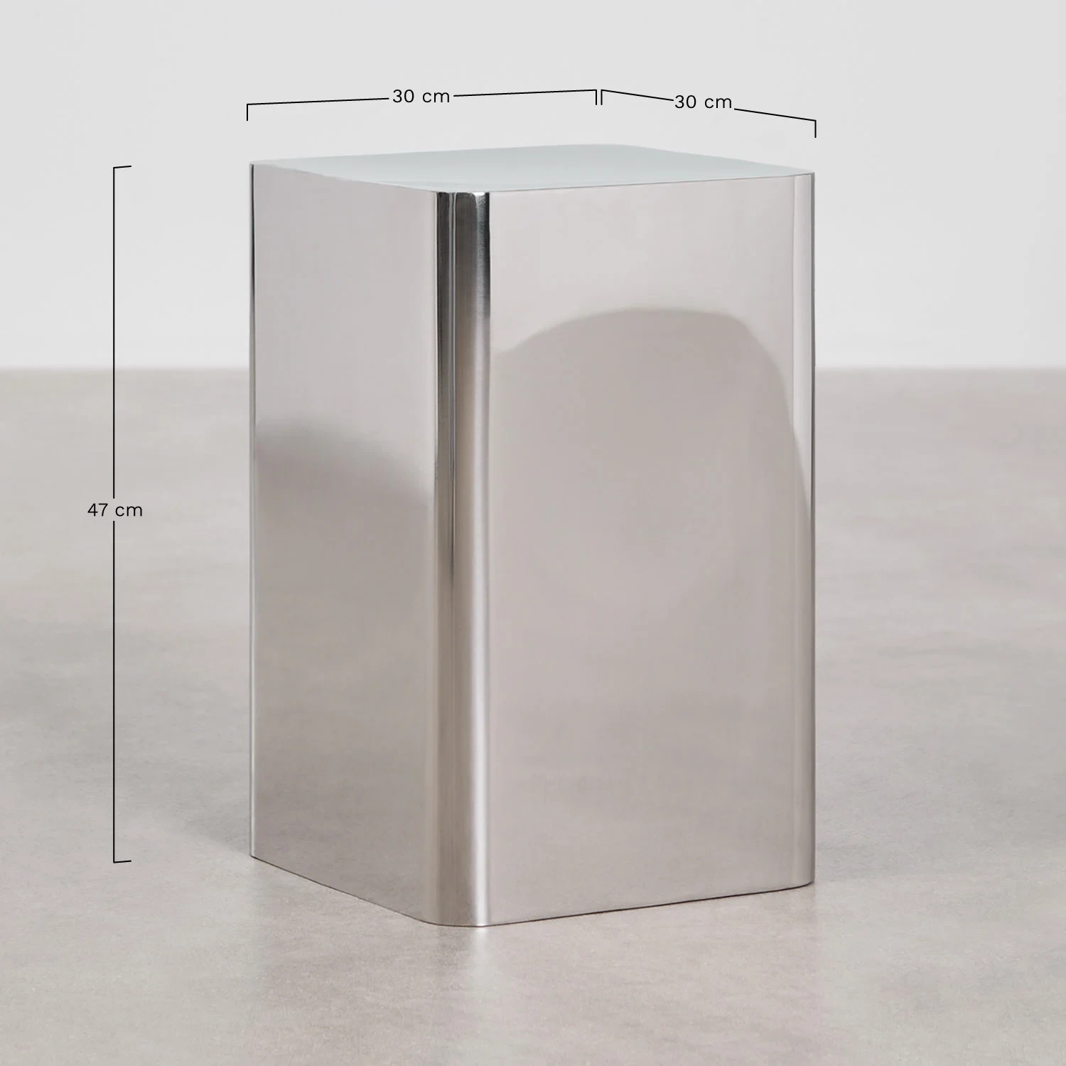 Amor Paslanmaz Çelik Yan Sehpa