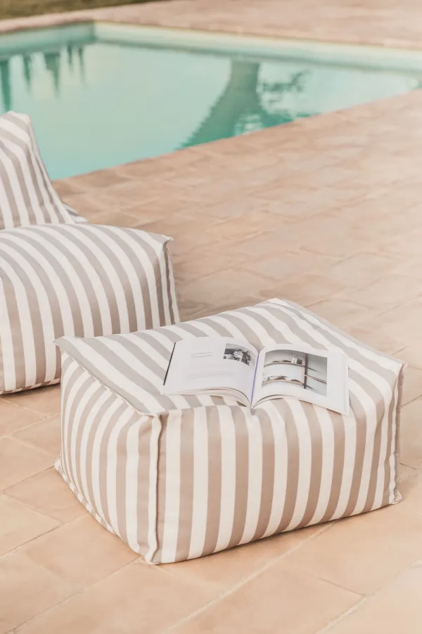 Amalfi Puf | Moka Kahverengi