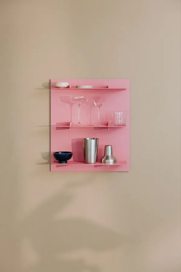 Kaffe Metal Raf | Pembe