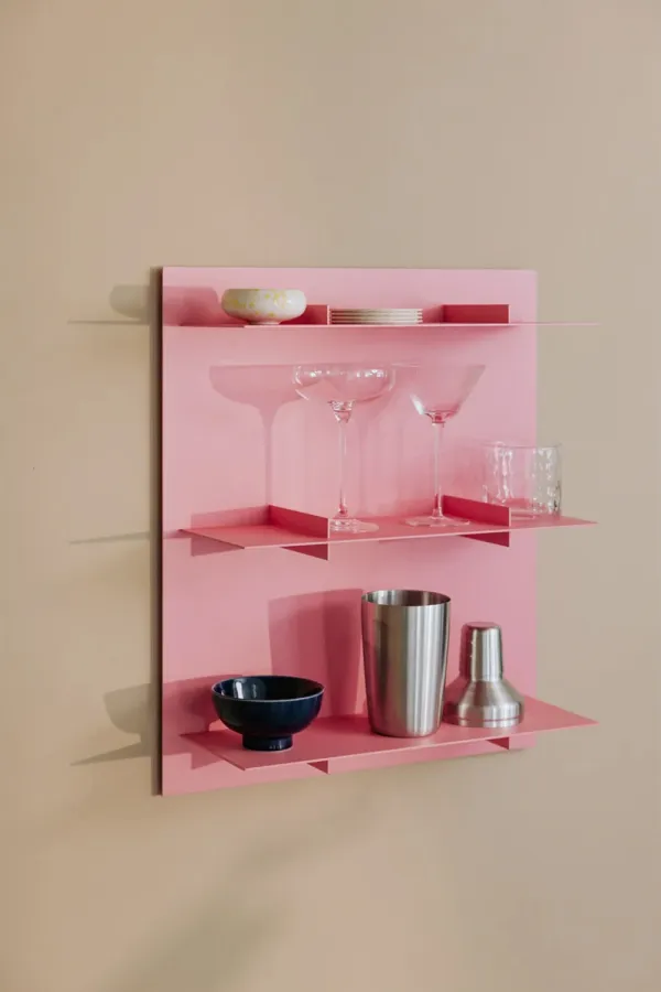 Kaffe Metal Raf | Pembe