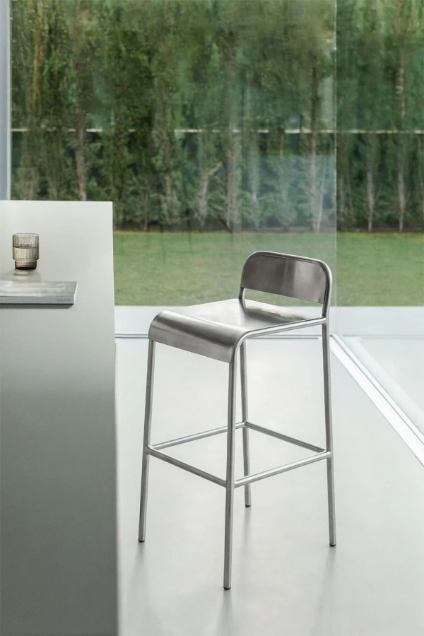 Magna Paslanmaz Çelik Bar Sandalyesi