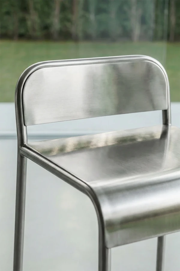Magna Paslanmaz Çelik Bar Sandalyesi - 65 cm
